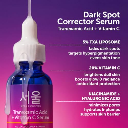 Image of SeoulCeuticals Korean Tranexamic Acid Vitamin C Serum TXA Dark Spot Remover