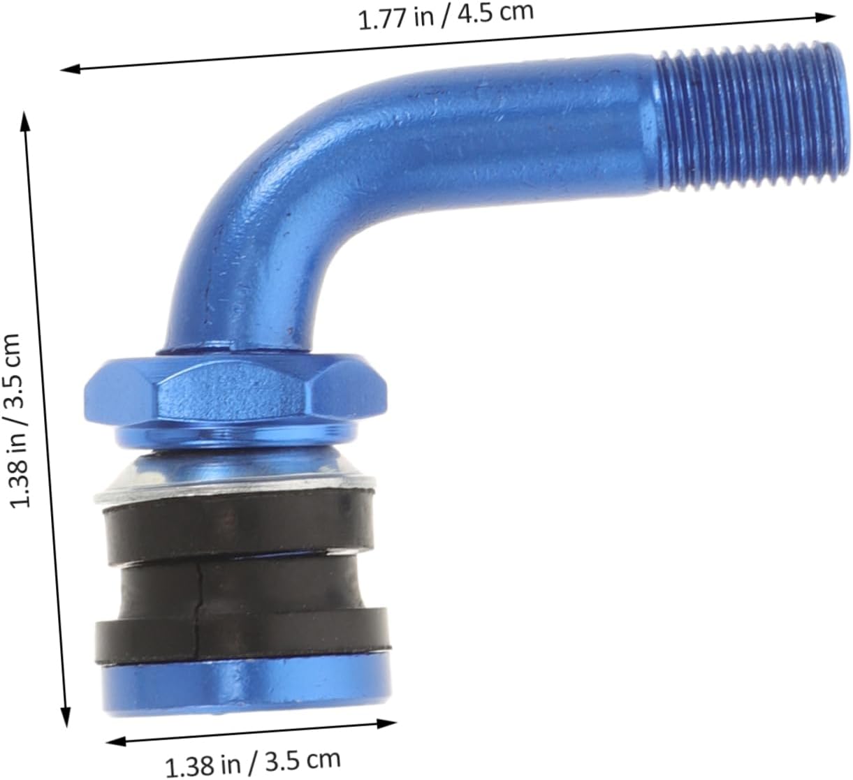 90degree Motorcycle Valve Stem Angle Tubeless Tire Valve Stems for Enhanced for Motorcycles and Electric Bikes