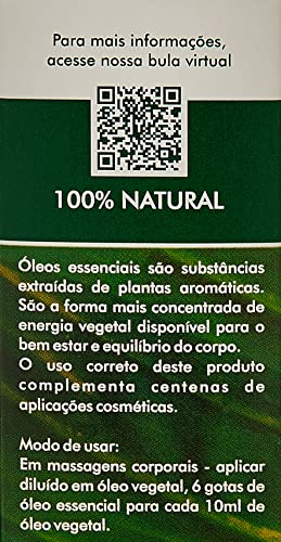 Óleo Essencial Alecrim 10 ml - Rosmarinus officinalis, WNF, Pequeno
