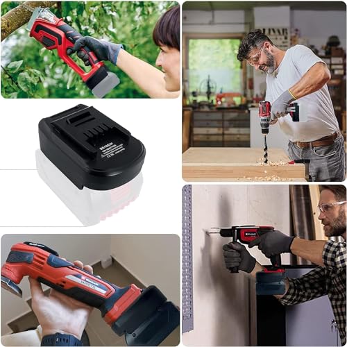 Adapter für Einhell 18V PXC Werkzeuge zu für Bosch GBA Akku, für Bosch Professional 18V System GBA Akku Arbeit für Einhell Power X-Change Werkzeug - BS18EIN Konverter