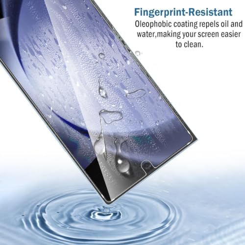 Image of Uyiton Tempered Glass Screen Protector for Samsung Galaxy Z Fold 6 (Front Screen) - Pack of 2 | HD Clear | 9H Hardness | Scratch Resistant | Fingerprint Unlock Support | Case Friendly | Bubble-Free Installation
