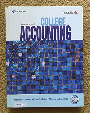College Accounting: Chapters 1-12: Text Chapters 1-12 with Study Partner CD 5th Edition-Wow! eBook
