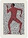 Produktbild RZHSS Keith Haring Malerei Kunstdrucke Werbung Eine Haring-Ausstellung Von 1984 In Der Tony Shafrazi Galerie In New York Poster -20X30 Zoll Ohne Rahmen