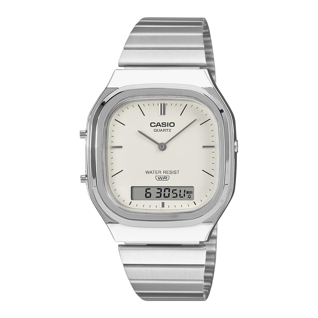 casio Vintage AQ-240E-7A2DF Analog-Digital White Matte Watch Unisex (D431)-picture-38