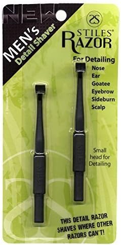 Stiles Detail Razor 2-Pack Black Made in the USA!!!