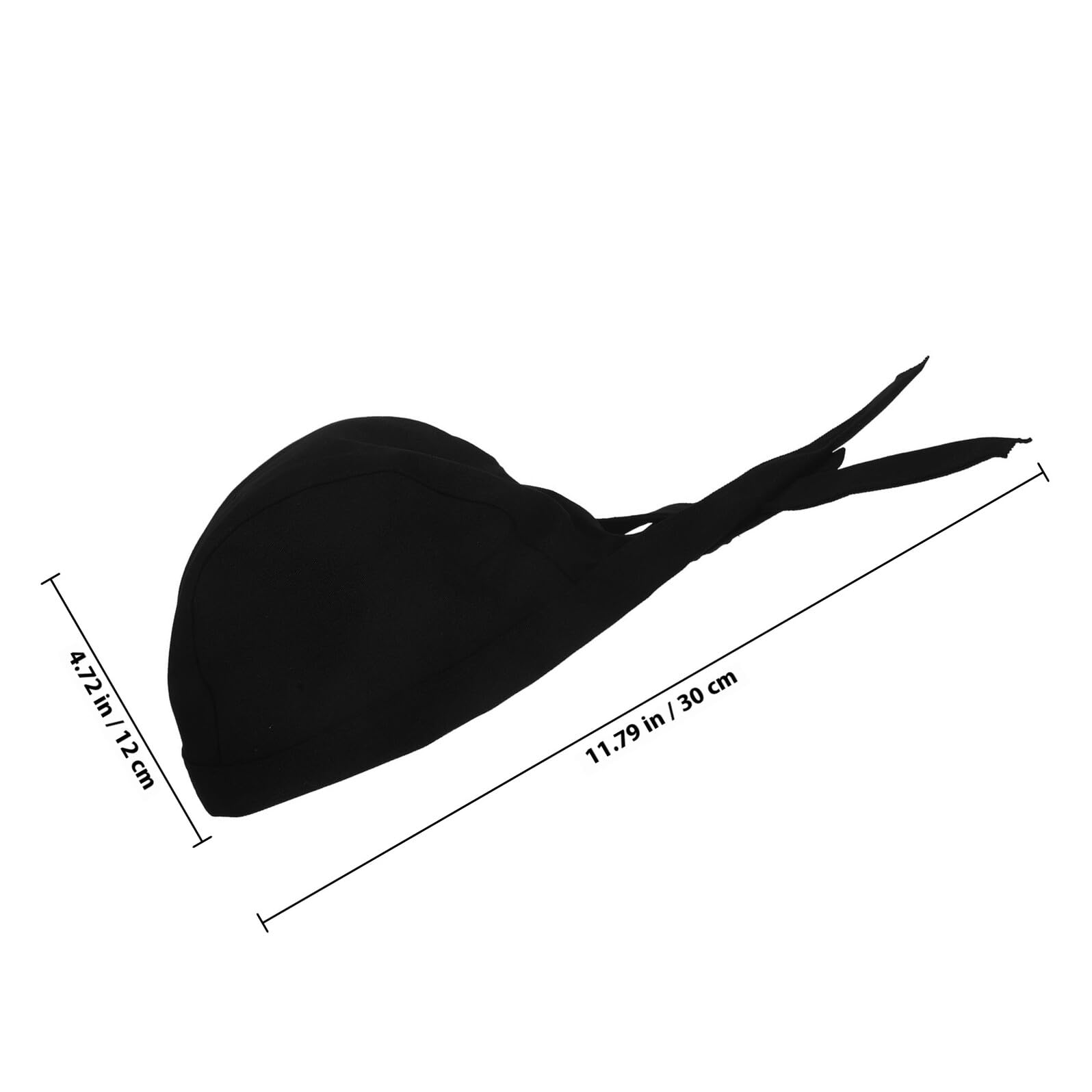 Gorros de Chef para Restaurantes Negros, 6 Piezas de Algodón | Uso en Cocina y Barbacoa, Resistentes al Desgaste, Estilo Simple y Clásico, Diseño Creativo y Único