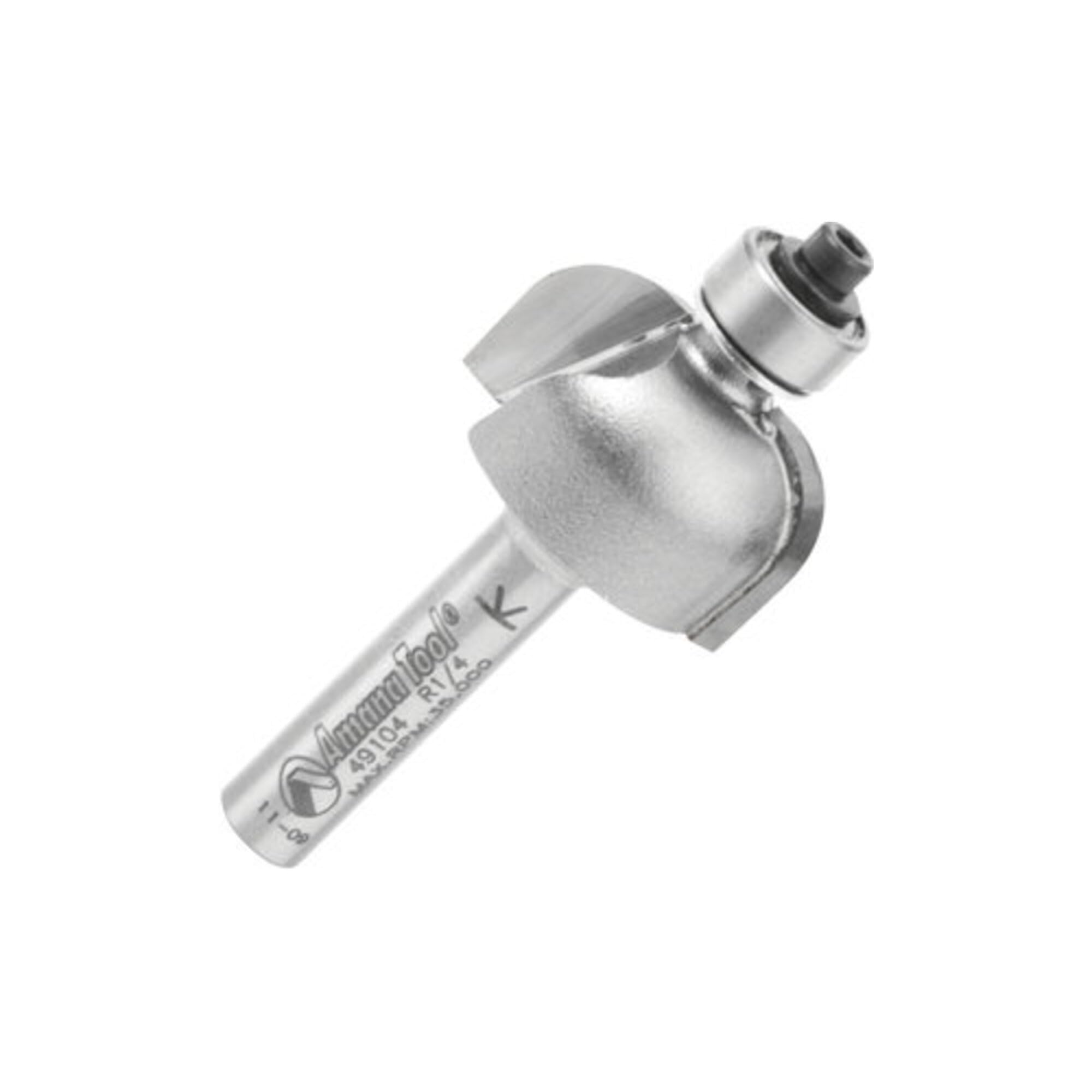 Amana Tool - 49104 Carbide Tipped Cove 1/4 Radius x 7/8 Dia x 9/16 x 1/4" Shank