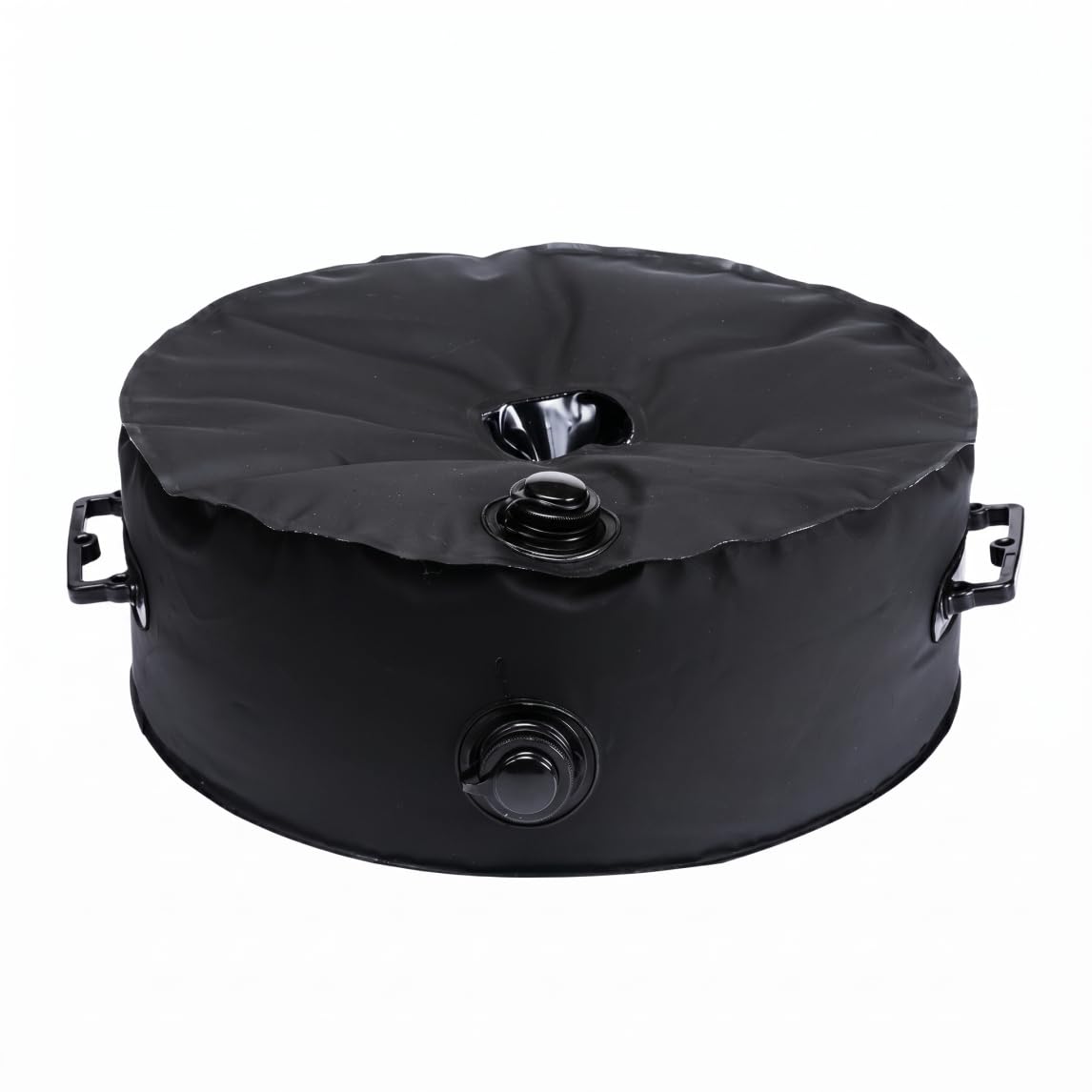 Base de Paraguas rellenable para terraza y jardín con bolsa de agua de 44 libras en color negro