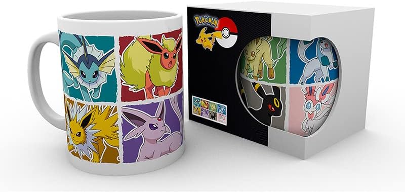 GB eye MG1964 LTD, Pokemon, Eevee Evolution, Mug, Wood, Various, 15 x 10 x 9 cm