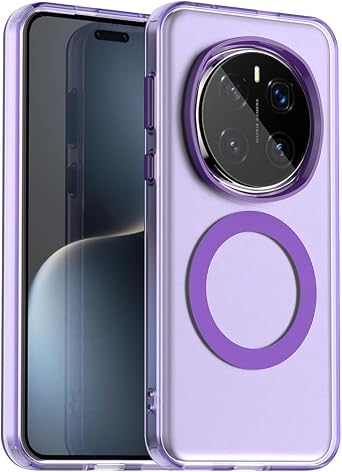 Pzwoxukhov Compatible with Honor Magic 7 Pro 5G Case Cover,Compatible with Magsafe,Shockproof Magnetic Phone Case,Compatible with Honor Magic 7 Pro 5G Case Purple