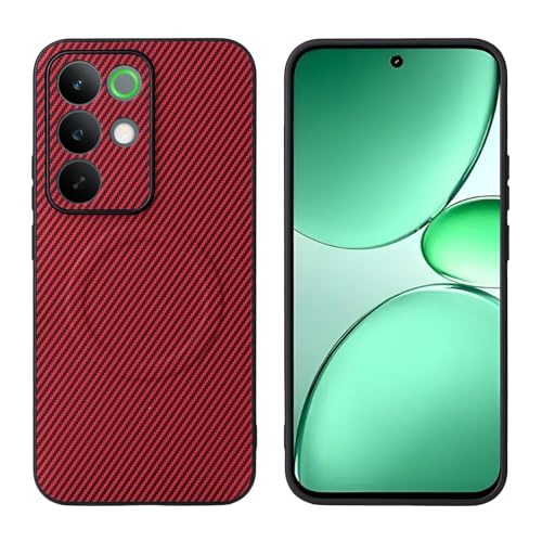 �X�}�z�P�[�X �Ή��@�� for Realme C85 5G,�Ή��@�� forRealme 15x (India) �}�O�l�b�g�� �J�����ی�@�\�t�� 2-in-1 �G���{�X���HPU���U�[�{TPU Red