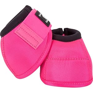 Classic Equine Dynohyde No-Turn Bell Boot Hotpink M