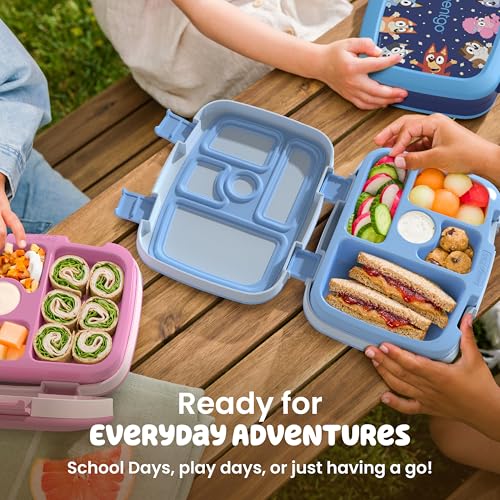 Image of Bentgo + BLUEY Kids Leak-Proof, 5-Compartment Bento-Style Kids Lunch Box