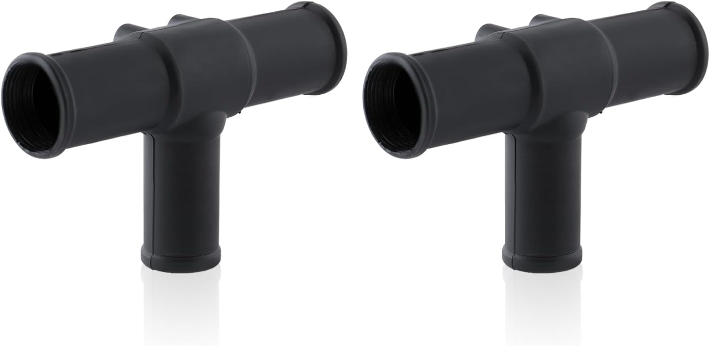 2PCS Heater Hose Tee Connector T Pipe 87248-60460 for Toyota Land Cruiser 1992-2007 Sequoia 2001-2007 Sienna 2004-2007