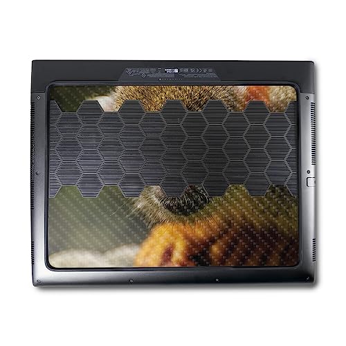 Image of MightySkins Carbon Fiber Skin Compatible with Alienware M18 R1 (2023) Full Wrap Kit - Squirrel Monkey | Protective, Durable Textured Carbon Fiber Finish | Easy to Apply | Made in The USA