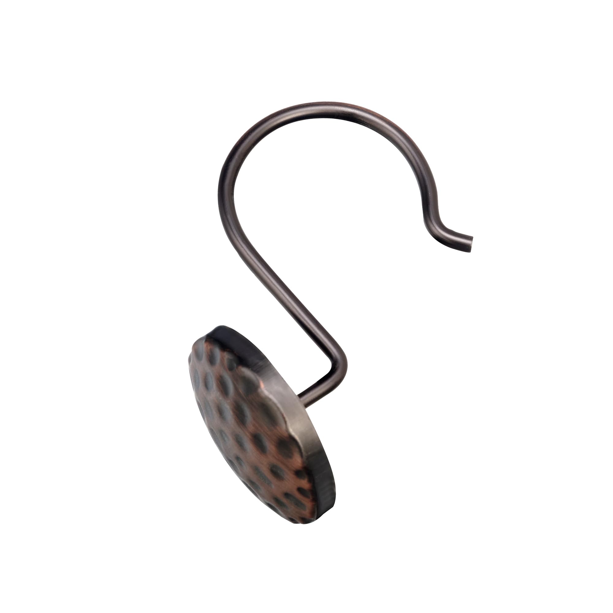 Utopia Alley Shower Rings Hooks, Shower Curtain Rings Hooks for Bathroom, Rust Resistant Shower Curtain Hooks Rings, Set of 12 (Oil Rubbed Bronze)