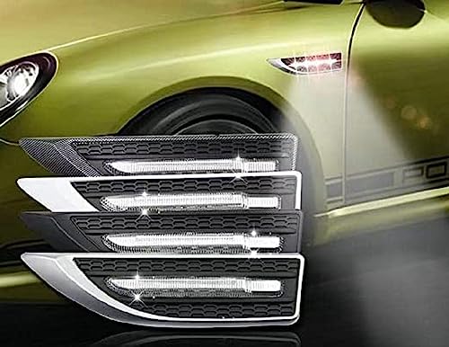 Image of Aksmit Car Side Fender Light with 3 Colour Led Indicator Light (Black) For Alto 800
