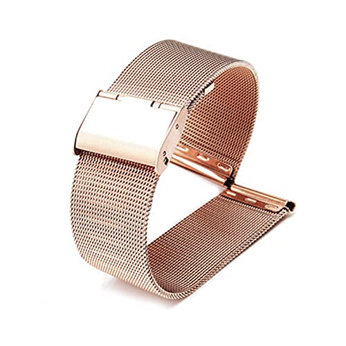Bracelet de montre en maille d'acier inoxydable 18mm 20mm 22mm