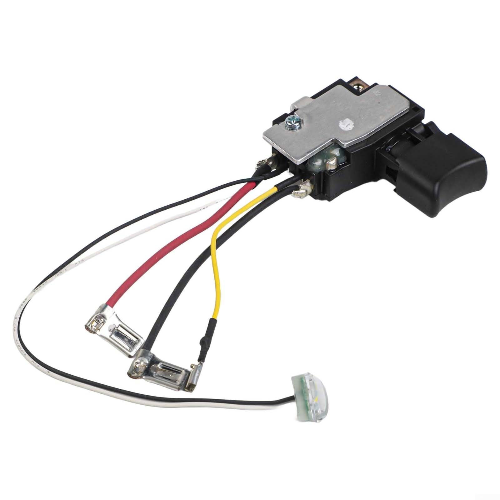 Interrupteur de rechange pour visseuse à percussion sans fil DTD152 632F26-6 6507529 - Interrupteur en métal robuste compatible avec DTD152Z DTD152RME DTD152RME DTD152RFE - Installation facile