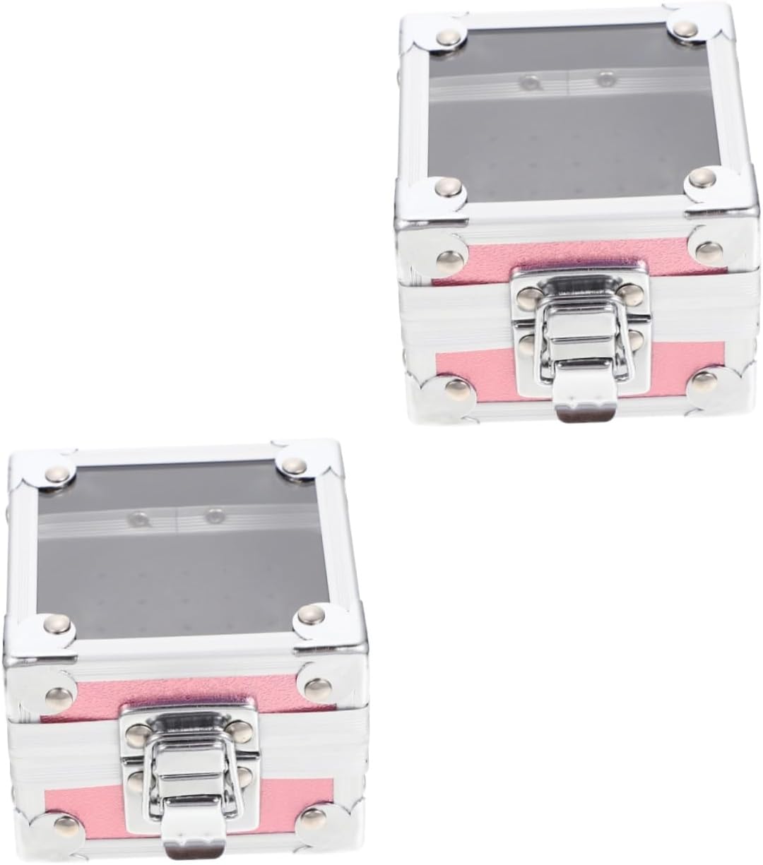 Angoily 2pcs Drill Heads Manicure Perfume Nail - Stand Dustproof Storage Grinding Acrylic Display