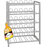 HAKU Weinregal 25 Flaschen Flaschenregal Weinflaschenregal aus...