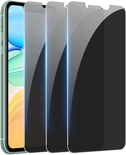 Miniatura 59 de PEHAEL Paquete de 2+2 protectores de pantalla de privacidad para iPhone 13 Pro con protector de lente de cámara, cobertura completa, película