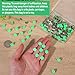 Yuanan 120 Pcs Reflective Trail Markers, Carbon Steel Thumb Tacks, Hunting Hiking Camping Marking Nails, Easy Installation Durable Metal Trail Tacks(Green)