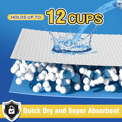 Image of VJJ Dog Pee Pads Extra Large 30x36in 35 Counts, XXL Puppy Pads, Large Pee Pads for Dogs, Disposable Urine Dog Pads Doggie Pads, Thicken Pet Pads for Dogs Cats Rabbits