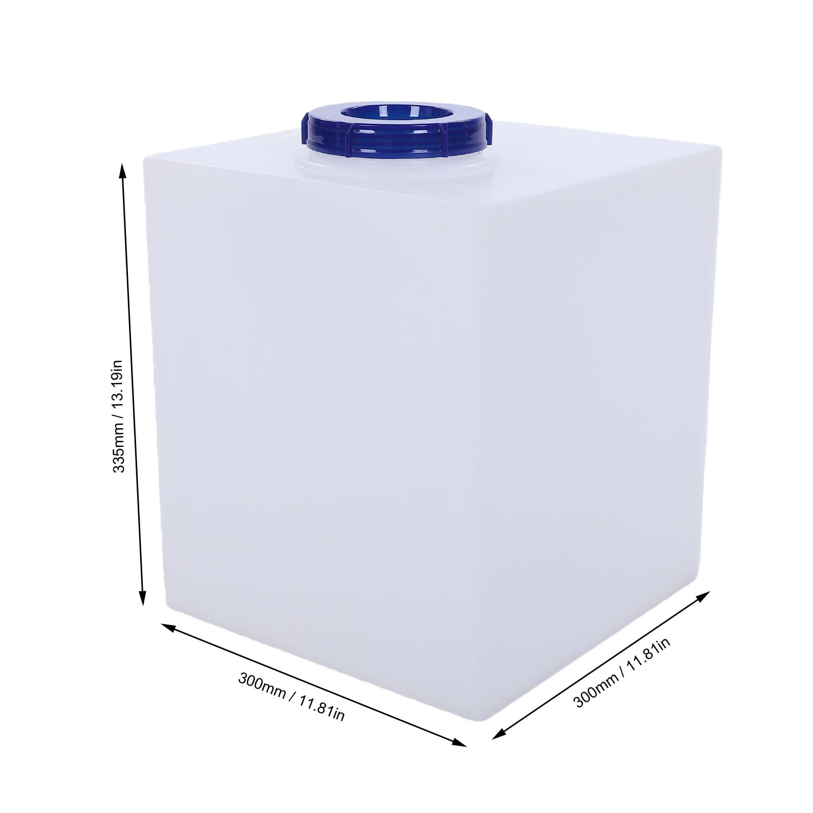 Asixxsix 8 Gallonen RV-Frischwassertank, 11,81 X 11,81 X 13,19 Zoll, Hitzebeständiger PE-Trinkwasserspeicher Zum Trinken, Kochen, Reinigen, Duschen, für Wohnmobile, Anhänger, Wohnmobile,