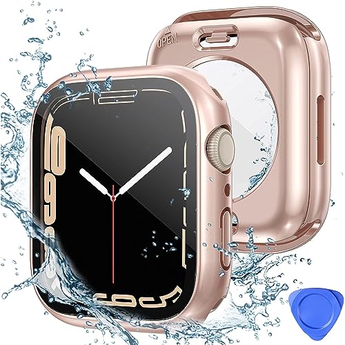 ZIZUCHLE for Apple Watch P[X 2 in 1h݌v AbvEHb`یP[X KXtB ̌^ Series 11/10 46mm/42mm Sʕی ϏՌ PCf 3DpGbWfUC^b`x Apple