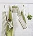 DII Kitchen Collection, Gourmet Chef, Potholder Set, Striped Parsley