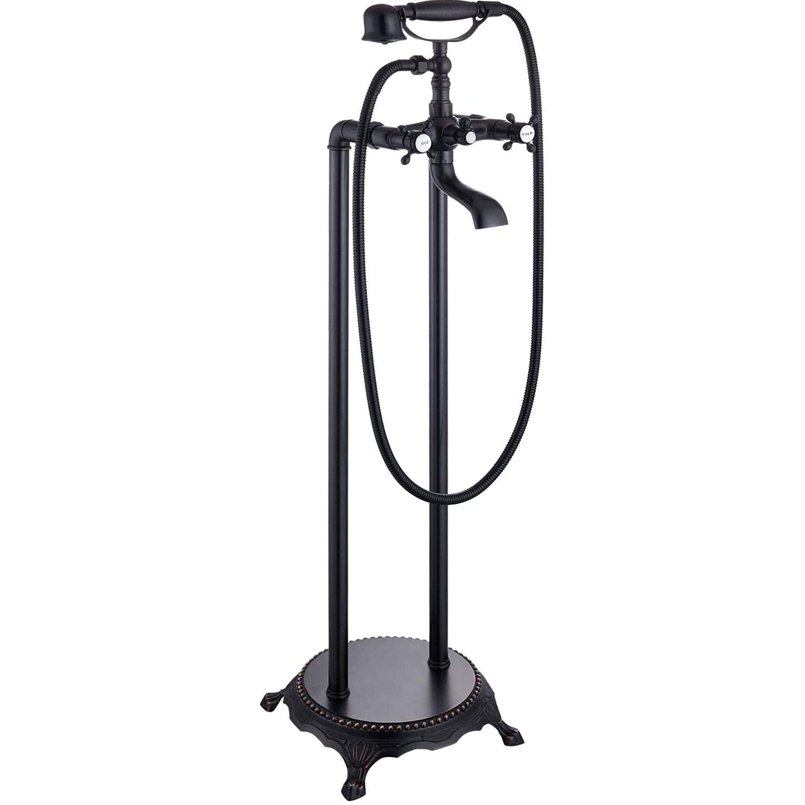 Robinet de baignoire autoportant idéal pour une salle de bain rétro style cottage anglais