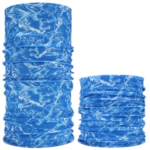 POPETPOP Bufandas Multifuncionales de Verano para Hombre y Mujer, Tela de Poliéster Elástica Secado Rápido, Protección Solar para Cuello en Ciclismo y Escalada, Pack de 10 Color Aleatorio