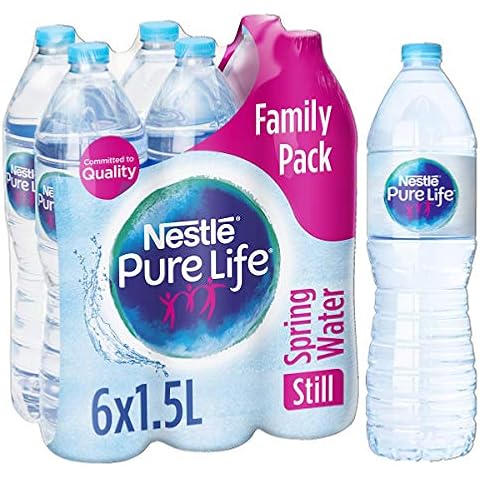 Nestle Pure Life Still Spring Water, 1.5 l (Pack of 6) Cover