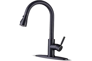 Functional Kitchen Faucets with Pull Down Sprayer - Bronze