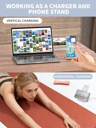 Image of 15W Wireless Phone Charger Stand,6FT Fast Android Wireless Charger Station for iPhone 17 /17 Air /17 Pro Max /15 /14 /13, 15W Fast Charging for Samsung Galaxy S23 S22 S21 with 20W USB C Charging Block Cube