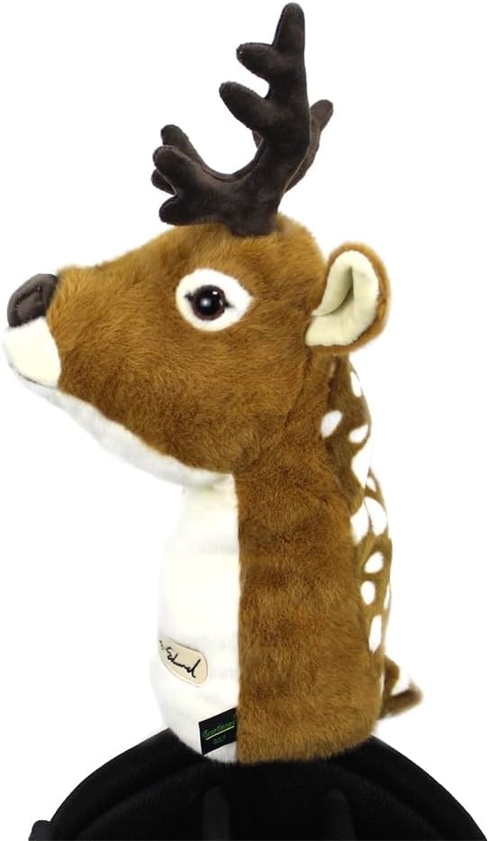 Scott Edward Funny Golf Club Cover Fit Well for Driver Golf Club Cute Animal Zoo Design Soft Functional Golf Headcover Stylish Protection for Men and Women