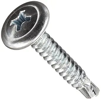 Rkgd Truss Philips Head Zinc Plated Self Drilling Screw For Industrial & Home Use In Roofing & Insulation (#8 X 25 (4.2 X 1