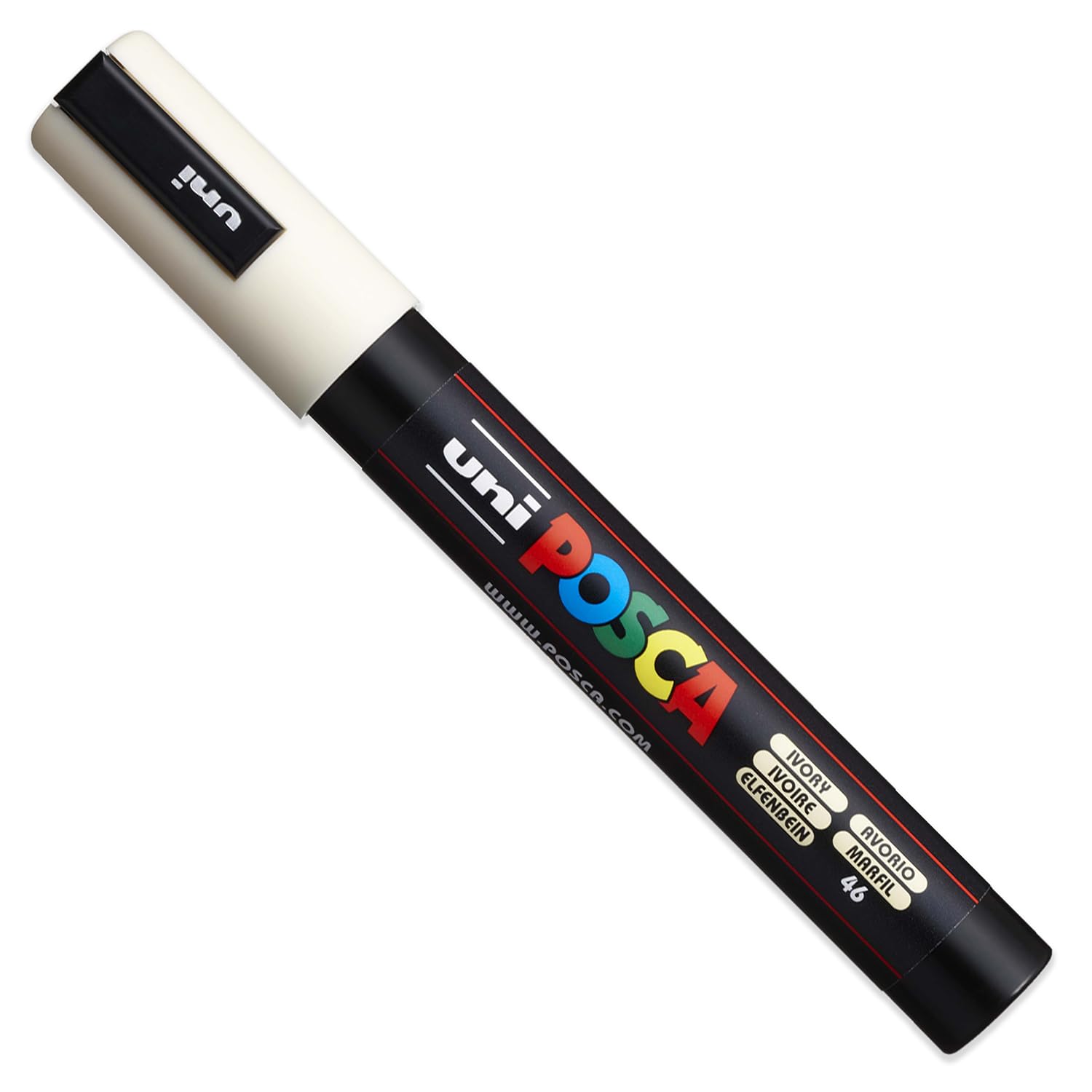 Posca PC-5M - Rotuladores permanentes a base de agua, 1,8-2,5 mm, tonos neutros cálidos, cartera de 4