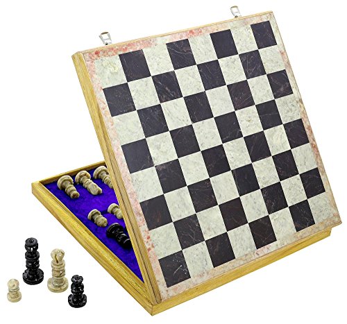 Shalinindia Rajasthan Stone Art Unique Chess Sets and Board