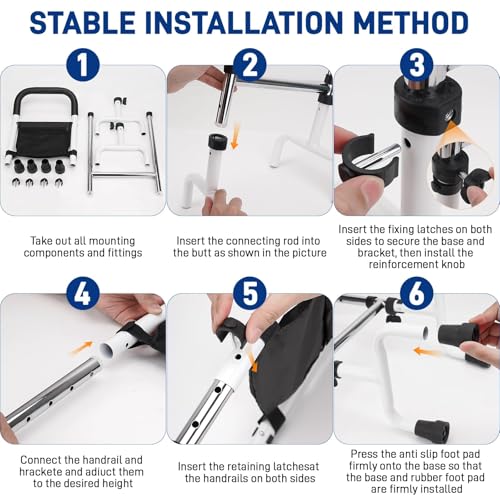 Upgraded Mobility Stand Assist Aid for Elderly, Adjustable Walking Cane for Seniors and People with Limited Mobility - Image 7