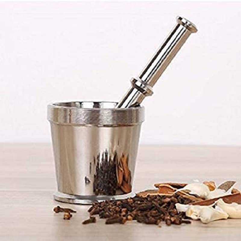 Fajs Increation Kitchen khalbatta okhli Masher, Mortar and Pestle Set (Hamam,Dasta)