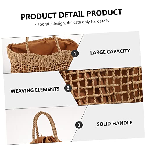 Tendycoco 3 Pcs Woven Tote Beach Bags For Women Vacation Large Wallets For Women Extra Capacity Straw Purses For Women Adjustable Straw Bag Beach Handbag For Women Straw Rattan Tote Flowers #TOP5