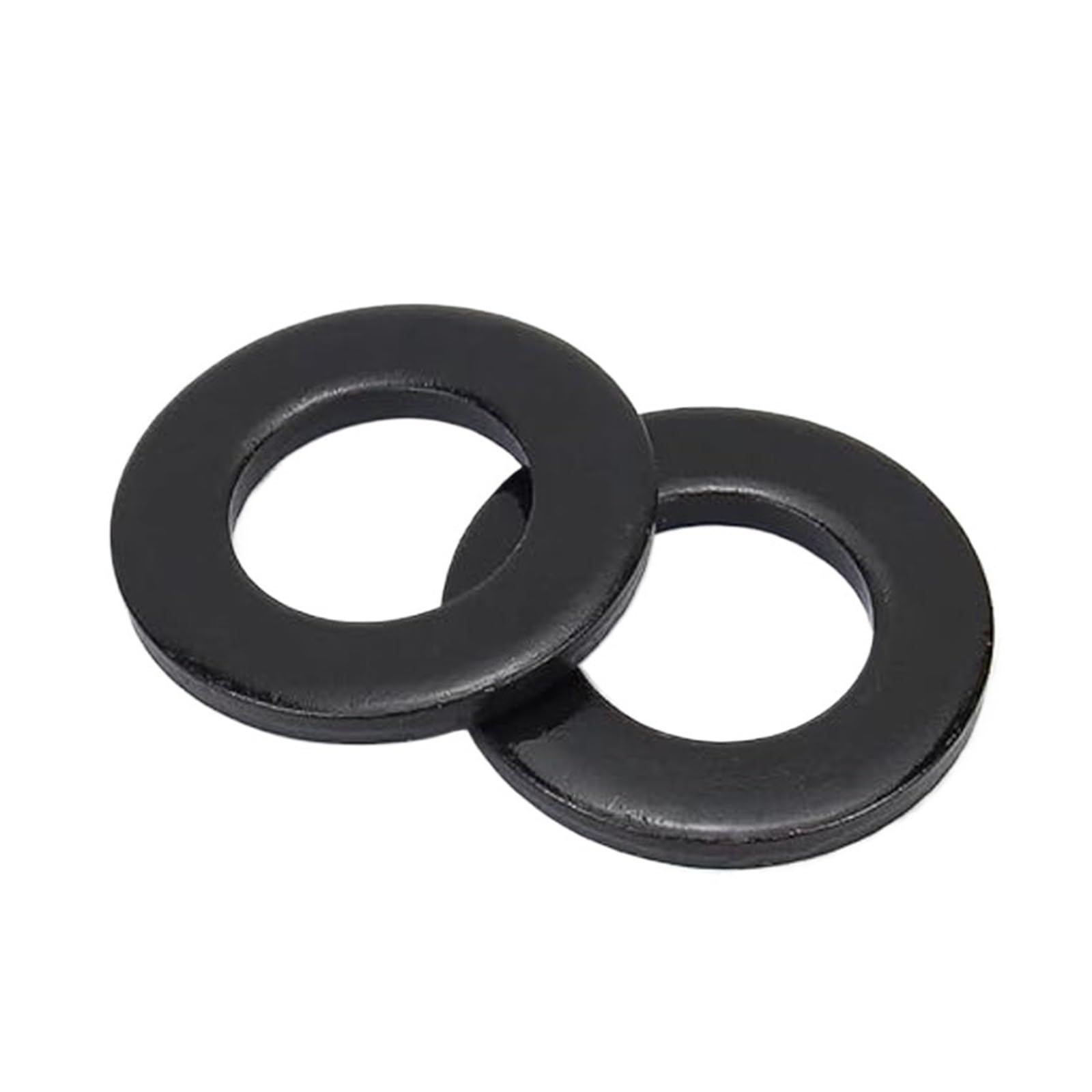 Rondella piatta in acciaio al carbonio nero di grado 8. M2 .5 M3 M4 M5 M6 M8 M10 M12 M14 M16 M18-M45 Guarnizione piana Anello distanziatore Spessore GB97