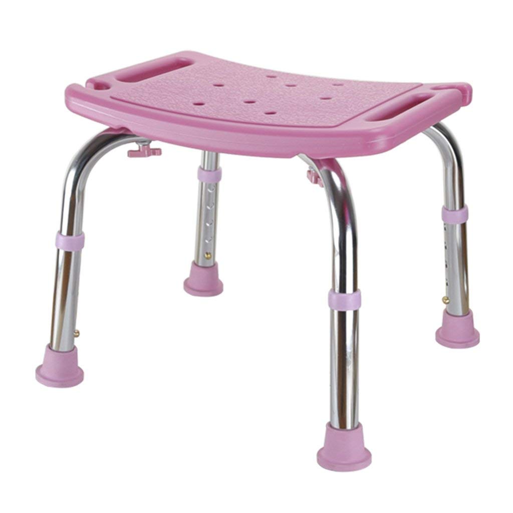 Chaise de douche réglable et tabouret de bain antidérapant avec siège épais pour seniors