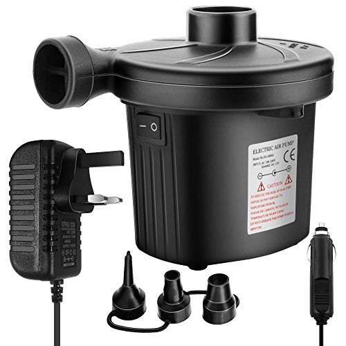 Newdora Electric Air Pump Electric Suction Pump air into & Remove Two corresponding Various Functions Home/car can use PSE Certification