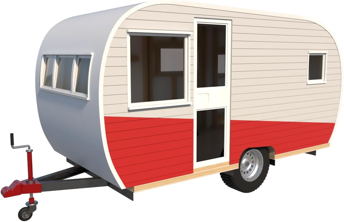 15' Teardrop Camper Trailer Plans - Build Your Own Tear Drop Camper RV