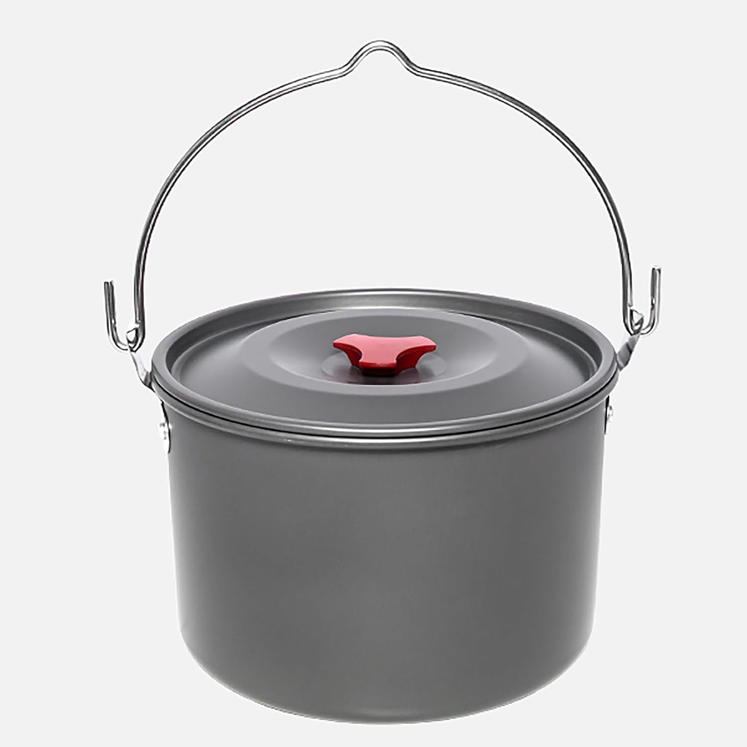 WHYATT Camp Cooking, Camping Pot with Tripod, Camping Pot, Portable Camping Cookware Set with Mesh Bag for Camping, Outdoor