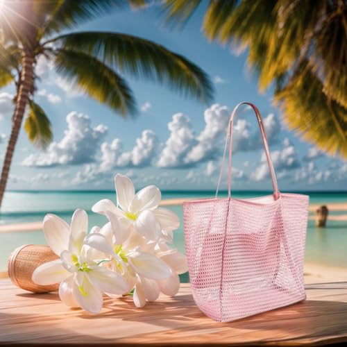 Stylish Lightweight EVA Beach Bag Waterproof Easy-Carry Ldeal for Ladies' Beach Trips & Shopping3