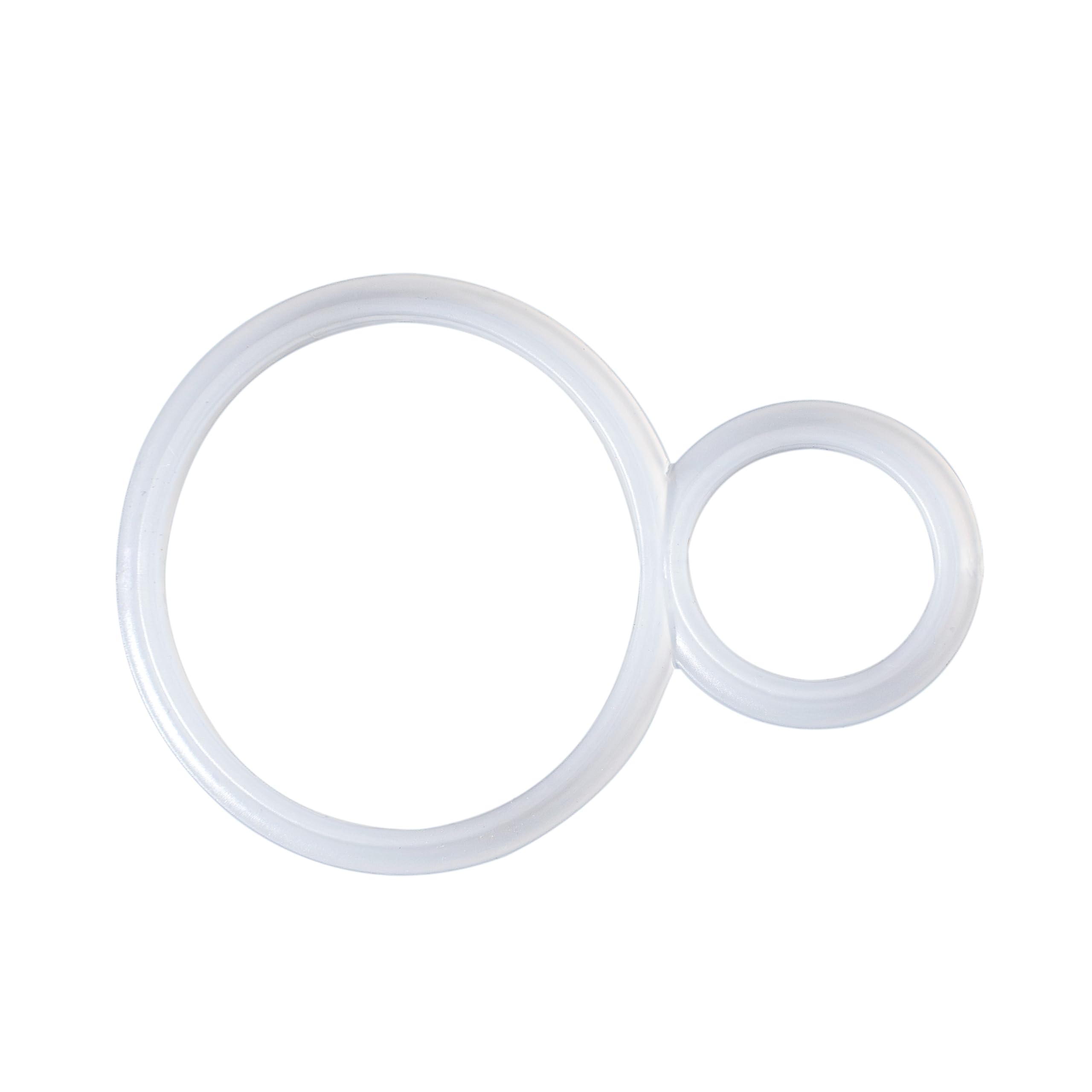 SOMA Flexible Rubber Bands for Bathroom Hooks, Universal Holder for Shampoo Shower Gel & Co., Smooth